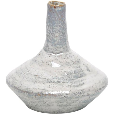 Sia Garrafa Decorativa 15x14x14cm Cerâmica Cinza