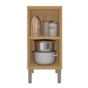 Ver imagem 2 de Balcão de Cozinha Colors 40 cm 1 Porta com Tampo Freijó Alecrim - Kits Paraná