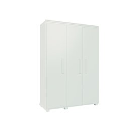 Roupeiro Belize Solteiro 3 Portas 100% Mdf:branco - 2