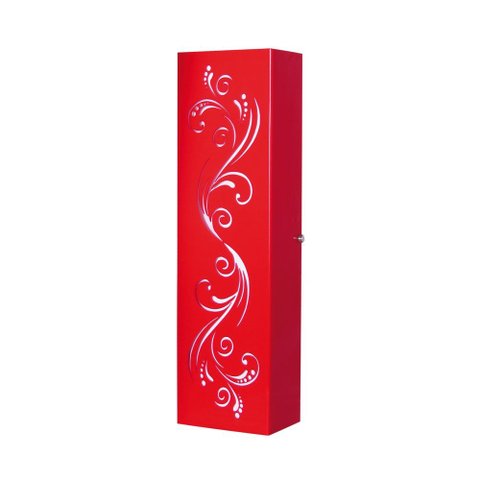 LUMINÁRIA PAREDE ARANDELA FLORATA 2 LAMP E27 VERMELHO - 4015/2 VM