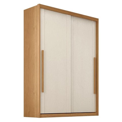 Guarda Roupa Solteiro Splendido 2 Portas 3 Gavetas Cinamomo Areia Fosco - Zanzini