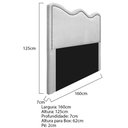 Ver imagem 5 de Cabeceira Queen Bari P02 160 cm Para Cama Box Branco