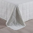 Ver imagem 7 de Kit Cobre Leito Colcha Lunar Casal 3 Peças 400 Fios Matelado Dupla Face - Palha - 100% Poliéster