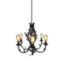 Ver imagem 2 de Luminária Artesanal Decoração Interna e Externa Antiferrugem + Pássaros de Porcelana