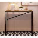 Ver imagem 1 de Aparador Estilo Industrial Sw001 Preto Noce Oro Pp Milani Store