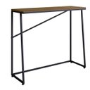Ver imagem 2 de Aparador Estilo Industrial Sw001 Preto Noce Oro Pp Milani Store