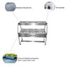 Buffet Combinado Inox 8 Cubas Quentes e 4 Frias com Rodízios - Spolu - Prata 127V SPL-509CO - 2