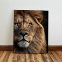 Ver imagem 5 de Kit 3 Quadro Decorativo Leão de Judá Cristão Gospel 28x20cm