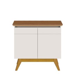 Buffet Classic 2 Portas Sem Espelho 64375 Off-White/Freijo - 4