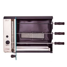 Churrasqueira a Gás de Bancada Vertical 3 Espetos Gn 220v Stand - 3