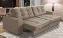 Ver imagem 1 de Sofá Retrátil e Reclinável 2 Lugares 1,70m com Molas Madrid Suede Mirra Decor