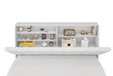 Ver imagem 2 de Cabeceira box Queen 1,58 Isis Branco com Painel Class Branco - Framar Móveis