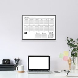 Quadro de Anotações Mural Metas do Ano Planejamento Objetivos Notas - 2