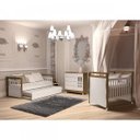 Ver imagem 1 de Quarto de Bebê Completo com Cômoda, Berço e Cama Babá com Cama Auxiliar Carolina Baby