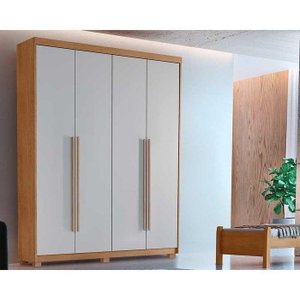 Guarda-roupa 4 Portas e 2 Gavetas Hawaii Rufato