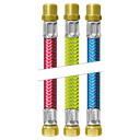 Ver imagem 1 de Kit Instalação Aquecedores a Gás (m) 1/2"pol X (f) 1/2"pol - Big - 40cm 3117 41 Roco