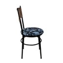 Ver imagem 5 de 2 Cadeiras Pretas para Cozinha Viena Avelã:Floral Preto