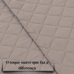 Colcha Ultrassonica Basics 2,20 X 2,40 Casal Kaki - 4