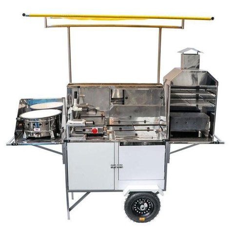 Carrinho 5 em 1 Pastel, Lanche, Churrasco, Hot Dog e Batata Frita BLC42P/T Cefaz