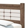 Cama Queen Imperial 1,60 com Pés Maciços Castanho/Off White Vitamov - 5