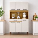 Ver imagem 2 de Armário de Cozinha Multiuso 6 Portas Valença com Espaço para Micro-ondas Mobilihouse