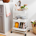 Ver imagem 4 de Carrinho Organizador 3 Prateleiras Fruteira Rodinha Multiuso Pgb