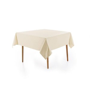 Toalha de Mesa Quadrada Alamanda Pérola 2,20m x 2,20m