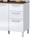 Ver imagem 3 de Kit Armário Cozinha Diamante 4 Portas 1420mm Branco Vitamov