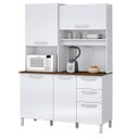 Ver imagem 1 de Kit Armário Cozinha Diamante 4 Portas 1420mm Branco Vitamov
