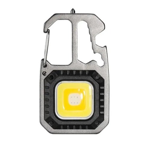 Mini Lanterna Kapbom Ka-L1114 LED USB-C Multifunções: Ímã, Abridor e Chaves