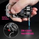 Ver imagem 6 de Mini Lanterna Kapbom Ka-L1114 LED USB-C Multifunções: Ímã, Abridor e Chaves