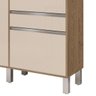 Kit Armário Cozinha Smart 05 Portas Cod. 6005 Freijo/Off White Vitamov - 4