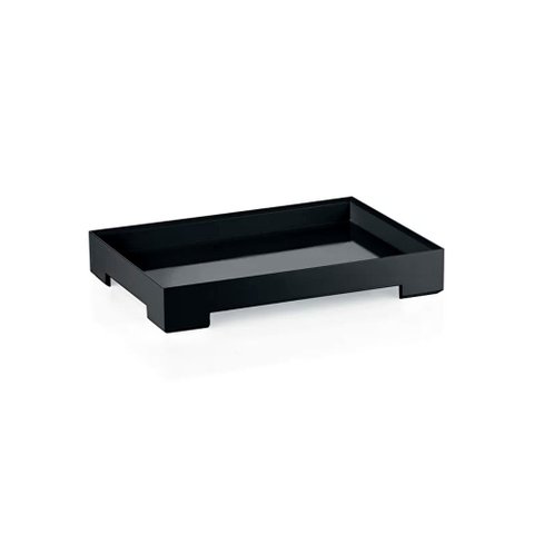 Bandeja de Servir M Essence 32 X 23 X 5 Cm - Icons - Preta Guzzini