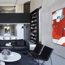 Ver imagem 2 de Tela Abstrata Pintada A Mão Para Quarto - Com Moldura