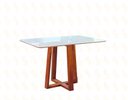 Ver imagem 1 de Mesa de Jantar Retangular Madeira Maciça - Pedro-1,60 x0,80 metros - Art Salas