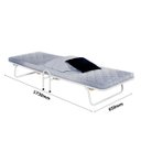 Ver imagem 2 de Cama Dobrável Camping com Colchonete Branco Vitamov