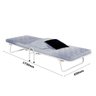 Cama Dobrável Camping com Colchonete Branco Vitamov - 2