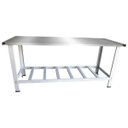Ver imagem 1 de Mesa Bancada de Manipulação Serviço 190x70 cm Armon MSW191