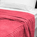 Ver imagem 3 de Cobertor Casal Manta Canelada Super Soft 1,80m X 2,0m Rosa Pink