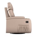 Ver imagem 4 de Poltrona do Papai Cris 84cm Reclinável Manual Courino Bege - Sallar Home