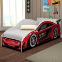 Ver imagem 5 de Cama Carro Solteiro com Bau Vermelho Vitamov
