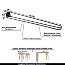 Ver imagem 2 de Kit 20 Pés de Metal 60 CM Hairpin Legs Mesa de Canto Aparador Preto