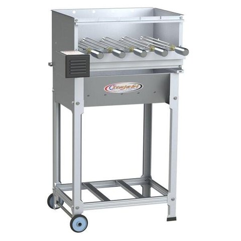 Churrasqueira Itagrill Plus Luxo Itajobi Inox 5 Espetos Elétricos Giratório