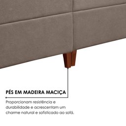 Sofá 4 Lugares com Chaise Linho 290cm Grécia - 10