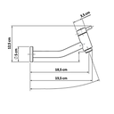 Ver imagem 6 de Torneira Slim Lavatório Tanque Jardim Parede Metal 3010