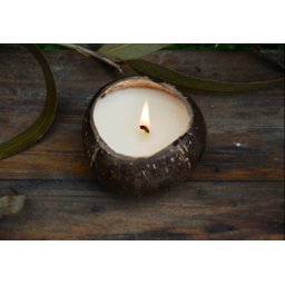 Vela Sustentável e Vegana 100% Natural de Baunilha - 3