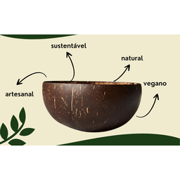 Kit 6 Cumbuca /tigela /bowl de Coco Natural - 2