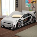 Ver imagem 1 de Cama Carro Solteiro com Bau Branco Vitamov