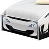 Cama Carro Solteiro com Bau Branco Vitamov - 3