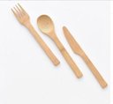 Ver imagem 4 de Kit de Talheres de Bambu Sustentáveis e Naturais com Estojo